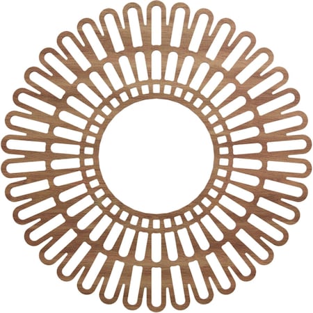Ekena Millwork Cornelius Wood Fretwork Pierced Ceiling Medallion, Walnut, 28"OD x 10 3/8"ID x 1/4"T CMWP28X0250CRWA